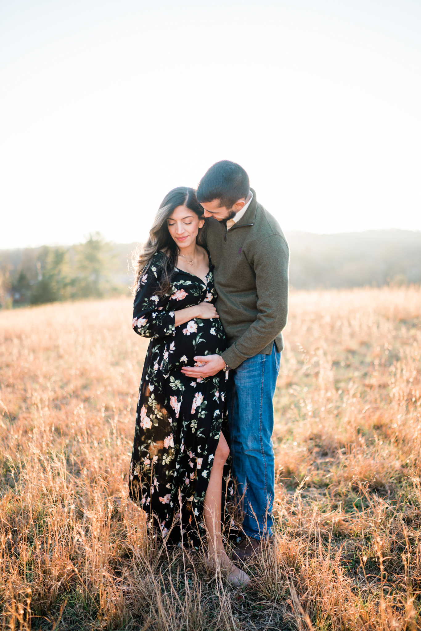 Couple maternity session